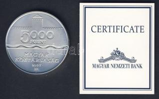 2007. 5000Ft Ag "Gyulai Vár" T:BU Csak 4000db! Díszdobozban, tanúsítvánnyal!