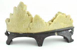 Faragott ásvány tájkép, 11×17,5 cm