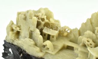 Faragott ásvány tájkép, 11×17,5 cm