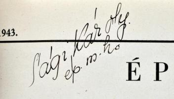 Kolligátum , benne: 
Nagy Virgil: A görög és római építés alaktana c. előadásainak vezérfonala. Írt...