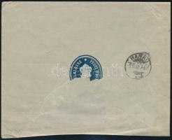 1902 Céges ajánlott levél Turul 10f + 35f perfin (PMKB) bélyegekkel bérmentesítve, Németországba, &q...