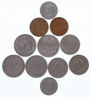 Irán 11db érméből álló tétel T:2-3 Iran 11pcs coin lot C:XF-F