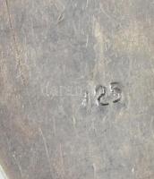 Ezüst(Ag) medál, jelzett, h: 5 cm, bruttó: 5,7 g