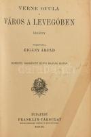 Verne Gyula: Város a levegőben. Első magyar kiadás. Verne Gyula összes munkái. Bp., é.n. Franklin. K...