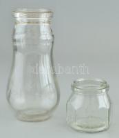 2 db régi üveg: Gschwindt konzervgyár, Vitapric