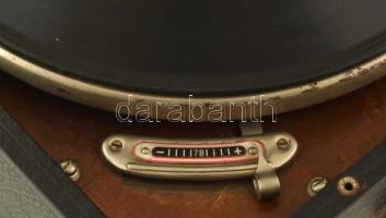 Glória táska gramofon, működőképes, jó állapotban 42x32x17 cm