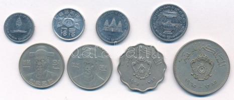 8xklf vegyes, külföldi érmetétel, benne Kambodzsa, Dél-Korea, Libanon T:2-3
8xdiff mixed, foreign c...