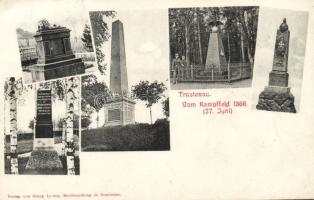 Trauttenau with military monuments