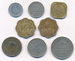 Srí Lanka / Ceylon 8db-os érmetétel T:2-3 Srí Lanka / Ceylon 8xdiff coin lot C:XF-F