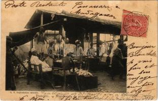 1905 Djibouti, Marchands de poissons / market, fish merchants. TCV card (fa)