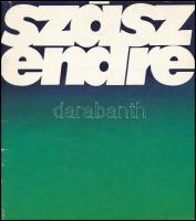 Szász Endre kiállítási katalógus rajzos dedikációval. Bp., 1983, Vigadó Galéria. Toll, papír. Rajz m...