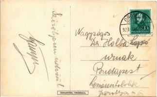 1933 Gyopáros-fürdő (Orosháza), utca, víztorony. Demartsik photo