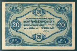 Német Birodalom/Weimari Köztársaság/Rostock 1918.11.14. 20M T:II