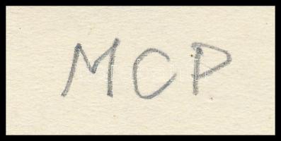 Molnár C. Pál (1894-1981): Mária. Fametszet, papír, utólagos jelzéssel, 17x11 cm