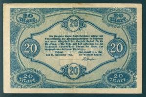 Német Birodalom/Weimari Köztársaság/Rostock 1918.11.14. 20M T:II