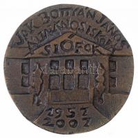 2007. "Vak Bottyán János Általános Iskola - Siófok 1957 - 2007" kétoldalas, öntött Br emlé...