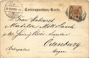 1899 Wien, Vienna, Bécs; Alt-Wien. Matzleinsdorferlinie anno 1848. Deutsch's Postkarten-Verlag ...