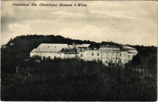 1916 Wien, Vienna, Bécs XXIII. Pensionat Sta. Christiana Rodaun b. Wien. Verlag R. Hüttner Photogr. (EK)