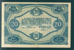 Német Birodalom/Weimari Köztársaság/Rostock 1918.11.14. 20M T:II