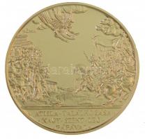 Lebó Ferenc (1960-) 1994. "Attila találkozása Nagy Szent Leó Pápával / Szent István" arany...