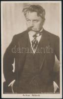 cca 1910 Arthur Nikisch (1855-1930) krmester, fotólap, 13,5×8,5 cm