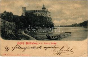 1899 Persenbeug-Gottsdorf, Schloss Persenbeug a.d. Donau / castle, Danube riverside (EK)