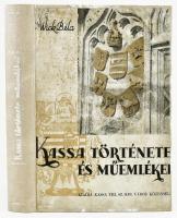 Wick Béla: Kassa története és műemlékei. Kassa, 1941, Wiko, 446+1 p. + 27 (Kétoldalas fekete-fehér képtáblák) t. Átkötött modern félműbőr-kötés, volt könyvtári példány, egy képtábla hiányzik, egyébként jó állapotban.