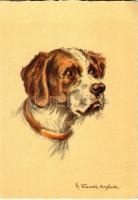 Braque Saint-Germain / pointing dog s: H. Vincent Anglade (EK)