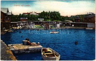 1925 Mali Losinj, Lussinpiccolo; Cigale / bathers, beach (EK)