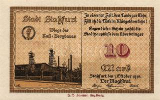 Német Birodalom/Császárság/Straßfurt 1918.10.1. 10M (2x) T:I