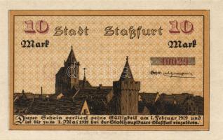 Német Birodalom/Császárság/Straßfurt 1918.10.1. 10M (2x) T:I