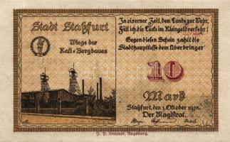 Német Birodalom/Császárság/Straßfurt 1918.10.1. 10M (2x) T:I