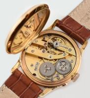 Patek Philippe 18K arany (Au) karóra . Jelzett tok és számlap, Porvédő is jelzett 18K arany, Tokszám...
