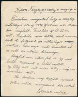 1946 Kézzel írt levél a szovjet megszállásról