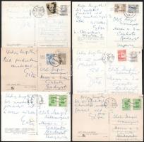 Páskándi Géza (1933-1995) író, költő 17 db képeslapja + 3 db levél Oláh Margitnak