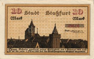 Német Birodalom/Császárság/Straßfurt 1918.10.1. 10M (5x) T:I-,II+,II,II-