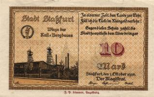 Német Birodalom/Császárság/Straßfurt 1918.10.1. 10M (5x) T:I-,II+,II,II-