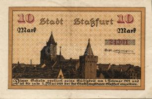 Német Birodalom/Császárság/Straßfurt 1918.10.1. 10M (5x) T:I-,II+,II,II-