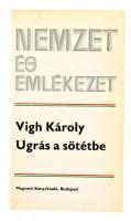 Vigh Károly: Ugrás a sötétbe. Nemzet és emlékezet. Bp., 1984, Magvető. Kiadói papírkötés, jó állapotban.