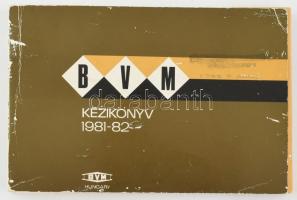 BVM kézikönyv - handbook Házgyári építőelemek 1981-1982. Sérült