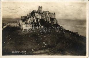 1930 Szepesváralja, Spisské Podhradie; vár / Zipser Burg / Spissky Hrad / castle ruins (EK)