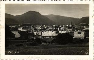 1938 Zólyom, Zvolen; látkép / general view