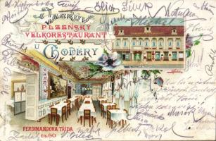 Prague Restaurant Choderov Litho