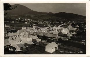 Vágváralja, Vág-Podhragy, Povazské Podhradie (Vágbeszterce, Povazská Bystrica); látkép / general view. Holoubková photo