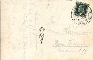 Vágváralja, Vág-Podhragy, Povazské Podhradie (Vágbeszterce, Povazská Bystrica); látkép / general vie...