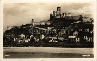 1932 Trencsén, Trencín; látkép, vár / Trenciansky hrad / general view, castle