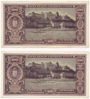 1945. 100P (2x) sorszámkövetők "E 151 031078 - E 151 031079" T:II hajtatlan
Adamo P18