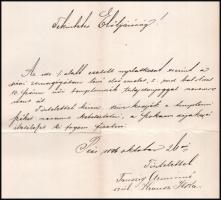 1896 A pécsi zsinagógába vásárolt templomszék Tauszig Árminné új tulajdonos nevére való kebeleztetés...