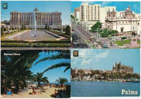 20 db MODERN spanyol képeslap / 20 modern Spanish town-view postcards