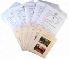 VISEGRÁD képeslapgyűjtemény - 119 db régi képeslap 60 albumlapon, nemzeti elsőrangú bélyegkiállításo...